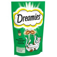 Tratamente Dreamies cu iarba pisicii 60 g