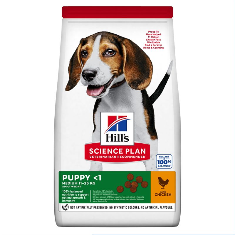 Hill's Science Plan Canine Puppy Medium Chicken 2,5 kg