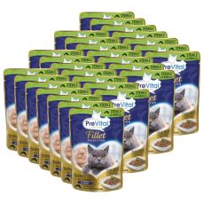 PreVital Fillet Selection Sterile somon în sos 28 x 85 g