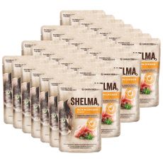 Shelma Cat de pui-paradise-ierburi în sos 28 x 85 g