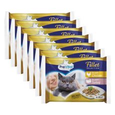 PreVital Fillet Selection pui/curcan în jeleu 28 x 85 g
