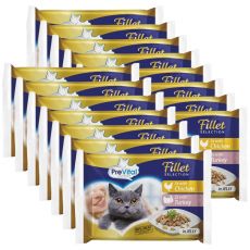 PreVital Fillet Selection pui/curcan în jeleu 60 x 85 g