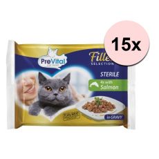 PreVital Fillet Selection Sterile somon în sos 60 x 85 g