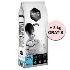 Amity Premium Puppy 15 kg + 3 kg GRATUIT