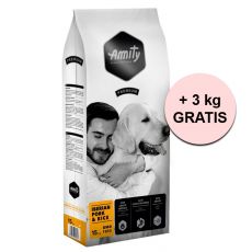 Amity Premium Iberian Pork and Rice 15 kg + 3 kg GRATUIT