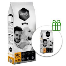Amity Premium Iberian Pork and Rice 15 kg + 3 kg GRATUIT