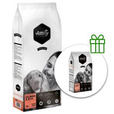 Amity Premium Salmon and Rice 15 kg + 4 kg GRATUIT