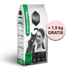 Amity CATS Premium STERILIZED Chicken and Rice 10 kg + 1,5 kg GRATUIT