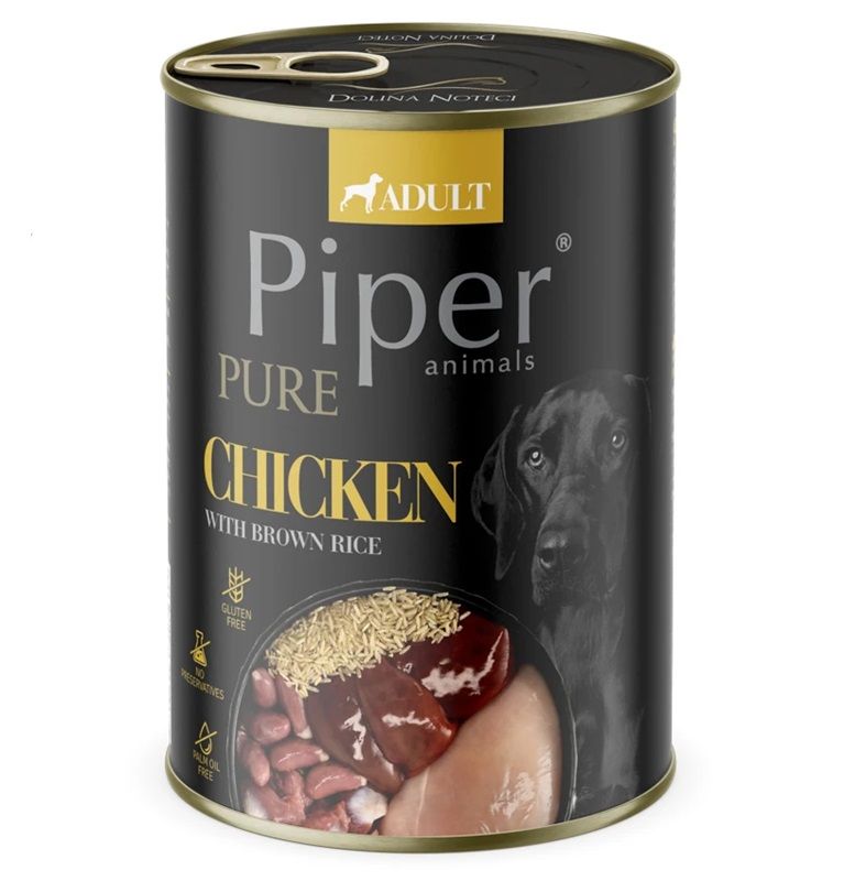 Conserve Piper Pure pui și orez brun 400 g