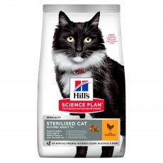 Hill's Science Plan Feline Mature Adult 7+ Sterilised Cat Chicken 10 kg - AMBALAJ DETERIORAT