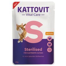 Kattovit Vital Care Sterilised pui 85 g