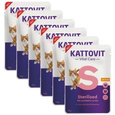 Kattovit Vital Care Sterilised pui 6 x 85 g