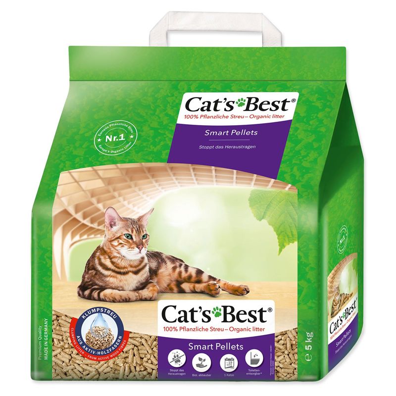 Cats Best Nature Gold 10 L - Nisip litieră pentru pisici, absorbant