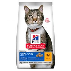 Hill's Science Plan Oral Health granule pentru pisici adulte cu pui 1,5 kg