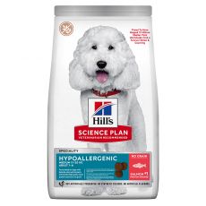 Hill's Science Plan Hypoallergenic pentru câini adulți mijlocii cu somon 2,5 kg