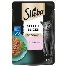 Sheba Select Slices Plic cu somon în sos 85 g