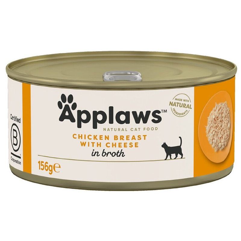 Applaws Cutie pentru pisici cu piept de pui si branza 156 g
