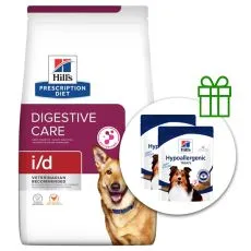 Hill's Prescription Diet i/d Crochete pentru &icirc;ngrijirea digestiei pentru c&acirc;ini 16 kg + 2x recompense GRATUIT