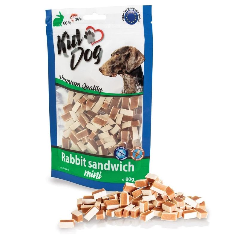 Kid Dog Mini sandwich cu iepure 80 g