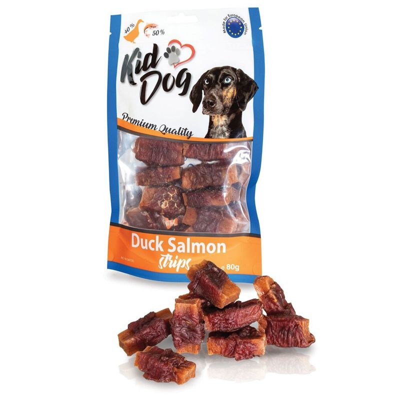 Kid Dog Rață cu somon 80 g