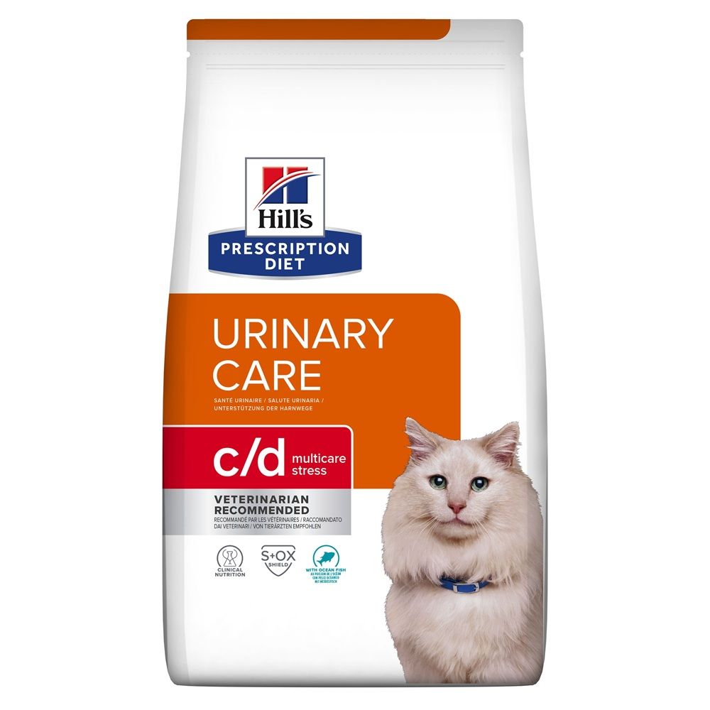 Hill's Prescription Diet Feline Urinary Care c/d Multicare Stress Ocean Fish 3 kg