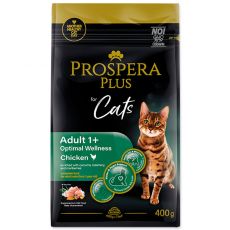 Prospera Plus Cat Adult 1+ Optimal Wellness Chicken 400 g