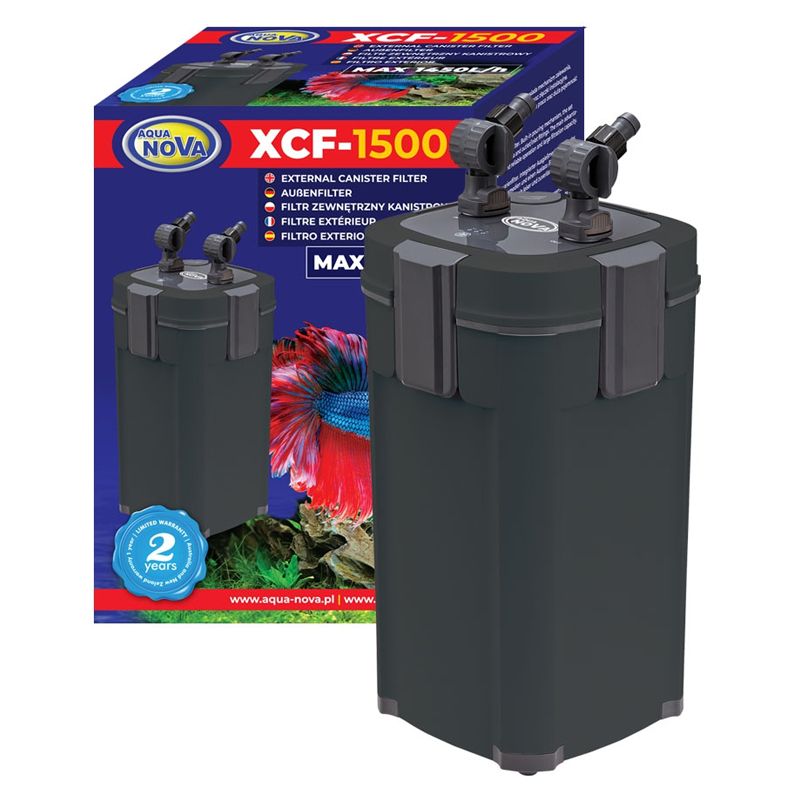 Filtru de exterior Aqua Nova XCF-1500 cu lampă UV