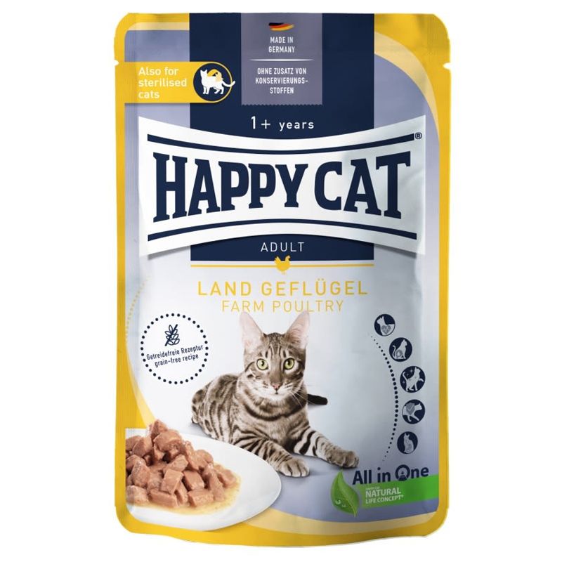 Happy Cat Culinary Land Geflügel / păsări de curte 85 g
