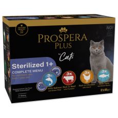 Prospera Plus Sterilized 1+ pliculeț 12 x 85 g