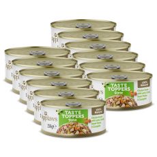 Tocăniță Applaws Dog Taste Toppers Tocăniță de pui cu miel, morcovi, dovlecei și cartofi dulci 12 x 156 g