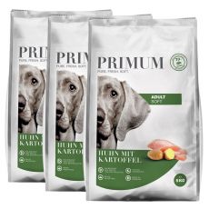 Primum Adult Soft Pui moale cu cartofi 3 x 5 kg