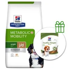 Hill's Prescription Diet Metabolic + Mobility Controlul greutății pentru c&acirc;ini 4 kg + recompense GRATUIT