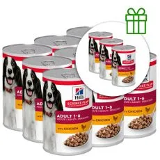 Hill's Science Plan Canine Adult Chicken 370 g, 9+3 GRATUIT