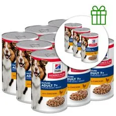 Hill's Science Plan Mature Adult 7+ Chicken 370 g, 9+3 GRATUIT