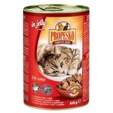 Propesko Cat Conservă cu vită și ficat în aspic 415 g