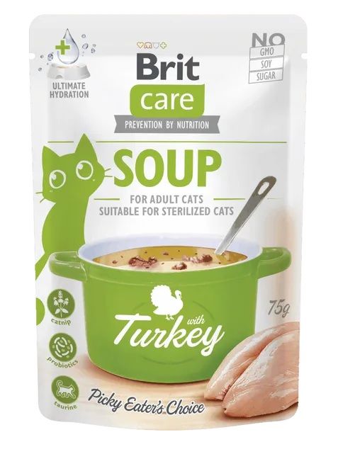Brit Care Cat Soup with Turkey 75 g
