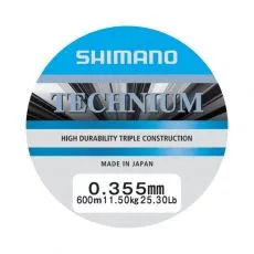 Shimano Technium 600m/0.355mm/11.5kg Grey