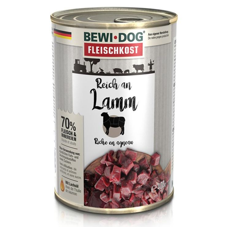 BEWI DOG hrană la conservă – Lamb, 400g