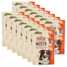 Propesko MISTR Dog pentru câini pui în sos 14 x 85 g