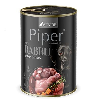 Conservă Piper Senior cu iepure și dovleac 400 g