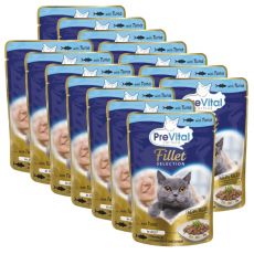 PreVital Fillet Selection cu ton în aspic 14 x 85 g