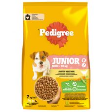 Pedigree Junior Mini cu carne de pasăre și legume 7 kg