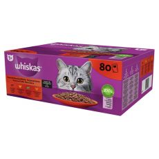 Whiskas pliculețe Selecție clasică cu sosuri  80 x 85 g