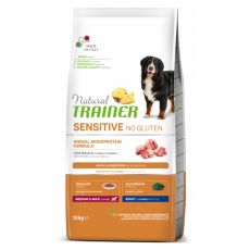 Trainer Natural Sensitive Pork Adult Medium & Maxi 12 kg -  AMBALAJ DETERIORAT
