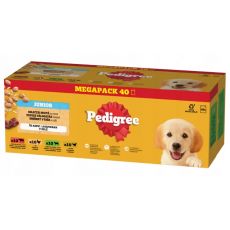 Pedigree Junior plică selecție mixtă cu orez în aspic 40 x 100 g