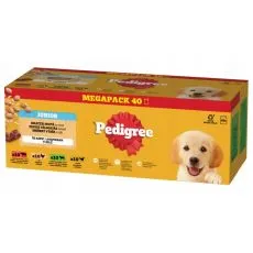 Pedigree Junior plică selecție mixtă cu orez &icirc;n aspic 40 x 100 g