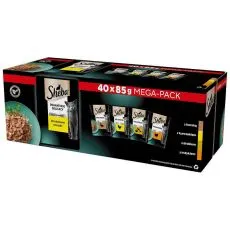 Sheba Delicacy Selecție de păsări &icirc;n pliculețe 40 x 85 g