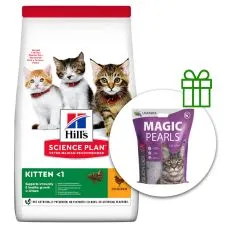 Hill's Science Plan Feline Kitten Chicken 7 kg + așternut GRATUIT