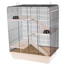 Cușcă pentru rozătoare Remy + wood 58 x 38 x 71,5 cm BEJ
