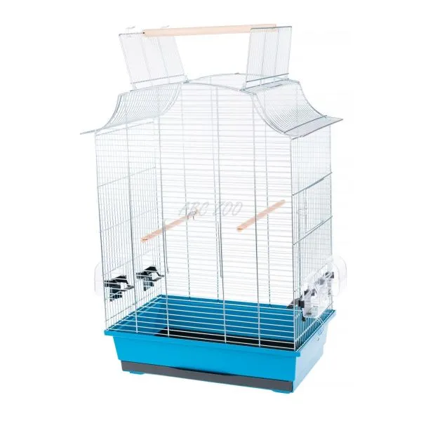 Colivie pentru papagali GRETA CABRIO CHROME - 49,5 x 30,5 x 66 cm